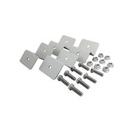 enjoy solar Support en Z en aluminium de 50 mm pour les modules solaires encadrés, adapté à toutes les largeurs de modules (vis et écrous inclus).