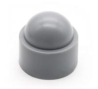 Enkotrade Lot de 12 capuchons de protection hexagonaux gris pour M14, largeur de clé 22, pour vis et écrous