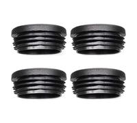 Enkotrade Lot de 4 bouchons à ailettes ronds avec un diamètre de 40 mm, bouchons de tuyau, bouchons en polyéthylène de haute qualité, bouchons, bouchons, capuchons
