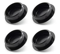 Enkotrade - Lot de 4 bouchons de recouvrement - 15 x 12 mm - Trou de perçage de 12 mm de diamètre - Couvercle de tuyau en polyéthylène - Capuchons en plastique - Obturateur - Capuchon de fermeture