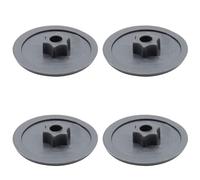 Enkotrade Lot de 4 capuchons de protection pour vis Anthracite Torx T30 6 lobes avec trou de tête à insérer dans le trou de tête