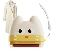Enlève-Poils De Chat | 2 en 1 Portable Brosse à Tissu Réutilisable - Éliminateur de Poils d'Animal Design Mignon pour Vêtements | pour Meubles Canapé Lit Tapis Voyage Maison Garde-robe Rembourrage