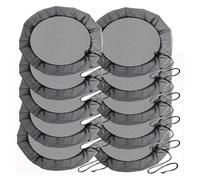 ENmrfvkz Grille pour réservoir d'eau de Pluie, Couverture réglable de Filet Baril Pluie Maille PE Jardin extérieur 10 Paquets