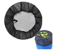ENmrfvkz Grille pour réservoir d'eau de Pluie, Couverture réglable de Filet Maille Baril Pluie, ION Jardin, Fournitures, Tailles Multiples(90cm)