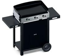 Eno - Plancha Gaz Combo Initial 65 Inox 3 Bruleurs Sur Chariot, 62x36 Cm