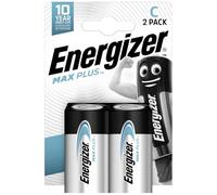2 Piles Alcalines C / LR14 Energizer Max Plus
