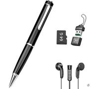 Enregistreur audio avec microphone - Enregistreur compact - Enregistreur discret - Enregistreur d'espionnage