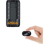 Enregistreur Magnétique 128G - Autonomie 12 Jours, 2000h d'Enregistrement - Activation Vocale - Numérique et Discret