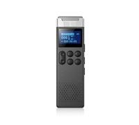 Enregistreur numérique avec lecture, enregistreur MP3 USB rechargeable de 16 Go, qualité sonore HD de 3072 kbps, dictée avec activation vocale, convient pour les réunions, les entretiens.