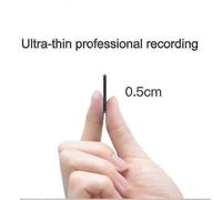 Enregistreur numérique professionnel ultra-fin 32 Go, mini dictaphone portable à commande vocale, enregistrement HD, réduction du bruit, lecteur MP3