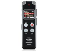 Enregistreur numérique vocale EVISTR 64 Go avec Lecture - Dictaphone amélioré pour conférences, réunions, interviews, Mini enregistreur Audio Lecteur MP3 à Charge USB