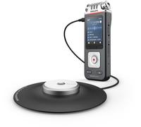 Philips Dictaphone numérique VoiceTracer DVT8115 Enregistreur de réunion Anthracite et chrome