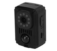 Enregistreur Vidéo Mini Caméra Corporelle, Mini Caméra D'action 1080P avec Support à Pince, Caméra Corporelle de Police Portable avec Vision Nocturne, Détection de Mouvement PIR Grand Angle de 120 Deg