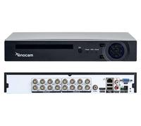 Enregistreur vidéo numérique (DVR) hybride 5-en-1 AHD, 16 canaux, résolution 1080N, avec détection de mouvement