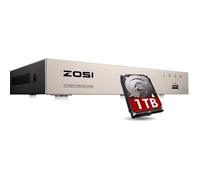 Enregistreur Vidéo Numérique ZOSI 8CH 5MP Lite avec Disque Dur 1 To Intégré