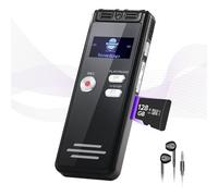 Enregistreur vocal 128 Go,interface de type C,enregistrement en une seule touche,MP3,3072 kbps,enregistreur vocal numérique,enregistreur vocal HD,double MIC,pour conférence,réunion.[V1]