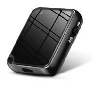 Enregistreur vocal 16GB, enregistreur de dictée numérique, microphone discret avec activation vocale, enregistreur de dictée portable rechargeable, lecteur MP3 pour les cours, les réunions et les entr