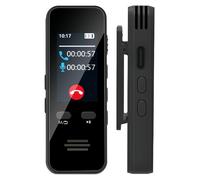 Enregistreur vocal 64 Go - Dictaphone numérique - Protection par mot de passe - Activation vocale - Longue durée d'enregistrement - Écran LCD - Enregistrement MP3 - Lecture ALAC