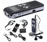 Enregistreur vocal audio numérique - ZISONIX - 8 Go - Dictaphone rechargeable - VOR - Haut-parleur intégré