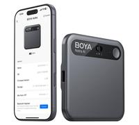 Enregistreur vocal Boya Notra avec transcription par IA