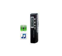 Enregistreur vocal dictaphone lecteur mp3 numérique 4 go enregistrement du téléphone fonction vox noir