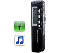 Enregistreur vocal dictaphone lecteur mp3 numérique 4 go enregistrement du téléphone fonction vox noir G