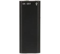 Enregistreur Vocal HD,Enregistreur Vocal de USB activé avec Lecture de Réduction du Bruit Mini Son pour Les Entretiens de Réunions Neutre Anglais Noir 16 Go (Anglais Neutre,.[V460]