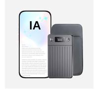 Enregistreur Vocal IA - 64GB - Transcription & Traduction 256 langues - Écran TFT HD - 28h batterie