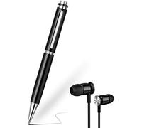 Enregistreur Vocal Numérique,32Go Stylo Enregistreur,Mini Enregistreur Vocal Espion avec Vocale HD,Enregistrement Portable avec Lecture MP3 avec Casque,Rechargeable par USB.[V372]