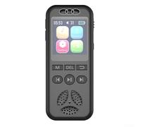 Enregistreur vocal numérique, avec réduction du bruit, 560 heures d'enregistrement, lecteur MP3 à activation vocale, enregistreur audio portable de 8,6 cm, pour conférences et réunions (16 Go)