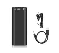 Enregistreur Vocal Numérique Lecteur MP3 Enregistreur Audio Professionnel à Commande Vocale 192 Kbps Enregistreur Audio WAV 8 Go