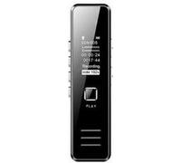 Enregistreur vocal numérique noir mini professionnel rechargeable 32 go haut-parleur son de lecture Noir G