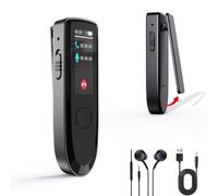 Enregistreur Vocal numérique Professionnel, Mini enregistreur Vocal Rechargeable avec Audio numérique Multifonctionnel et Lecture MP3(32G)