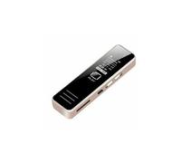 Enregistreur vocal numérique rose doré mini professionnel rechargeable 32 go haut-parleur son de lecture G