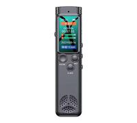 Enregistreur vocal portable 8 Go, écran TFT 10 cm, noir