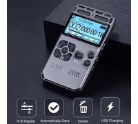 Enregistreur vocal professionnel, Dictaphone, 8 go, 850mAh, Super capacité, USB, Audio numérique, avec MP3, WMA
