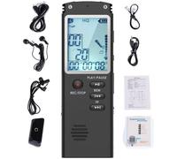 Enregistreur vocal professionnel - Keeper - Mini 32Go - Enregistrement MP3/WAV - Fonction horloge