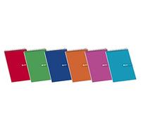 Enri 100302773 Lot de 10 bloc-notes spirales Couverture souple 12°
