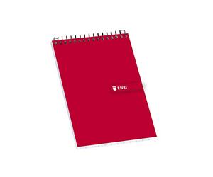 Enri 100302797 - Pack de 10 blocs de notes à spirale avec couverture rigide,/78 x 107 mm