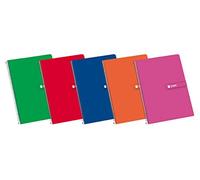 Enri 100430068 - Pack de 5 Cahier Spirale, Couverture rigide, Fº