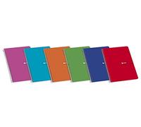 Enri 100430109 Lot de 10 cahiers à spirale Couverture souple 4o
