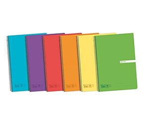 Enri Status - Cahier travaux pratiques reliure spirale - multicolore - Pack de 5