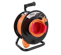 enroul jardin 25m HO5VVF 3G1.5 orange fiche 2P+T 10/16A se DEBFLEX