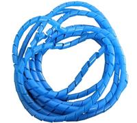 Enroulement de câble en spirale Tuyau d'enroulement de 5 mètres de 4 mm à 25 mm en spirale PE Organisateur de câble Manchon Bandes d'emballage de fil Gaine Tube Harnais Tuyau Couverture de tube