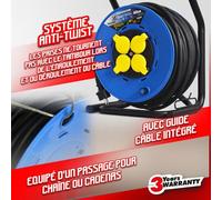 ENROULEUR 4 PRISES 40M