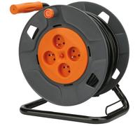 Enrouleur 4 prises déportées 2P+T 16A 40m - Zenitech