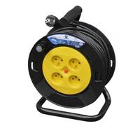 Enrouleur 4 Prises - I-WATTS PRO - 25m - 3000W - Intérieur - H05VV-F
