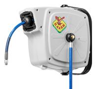 Enrouleur air et eau 14 m Ø G 3/8 (m) 20 bars Tech avec enroulement automatique et support mural pivotant Raasm RA.92808.102