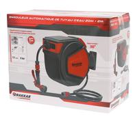 Enrouleur automatique de tuyau d'eau 20m + 2m Ø 11mm DRAKKAR - 83205