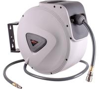 Enrouleur automatique pour tuyaux pneumatiques avec tuyau de 15 m et connecteur de tuyau de 1,4 m avec raccord rapide TC Technic HR091515